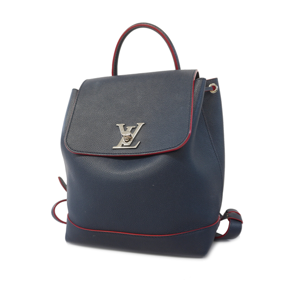 Louis Vuitton Handbags - LOUIS VUITTONAuth  Lock Me Backpack MINI M54848 Women's Marine Rouge